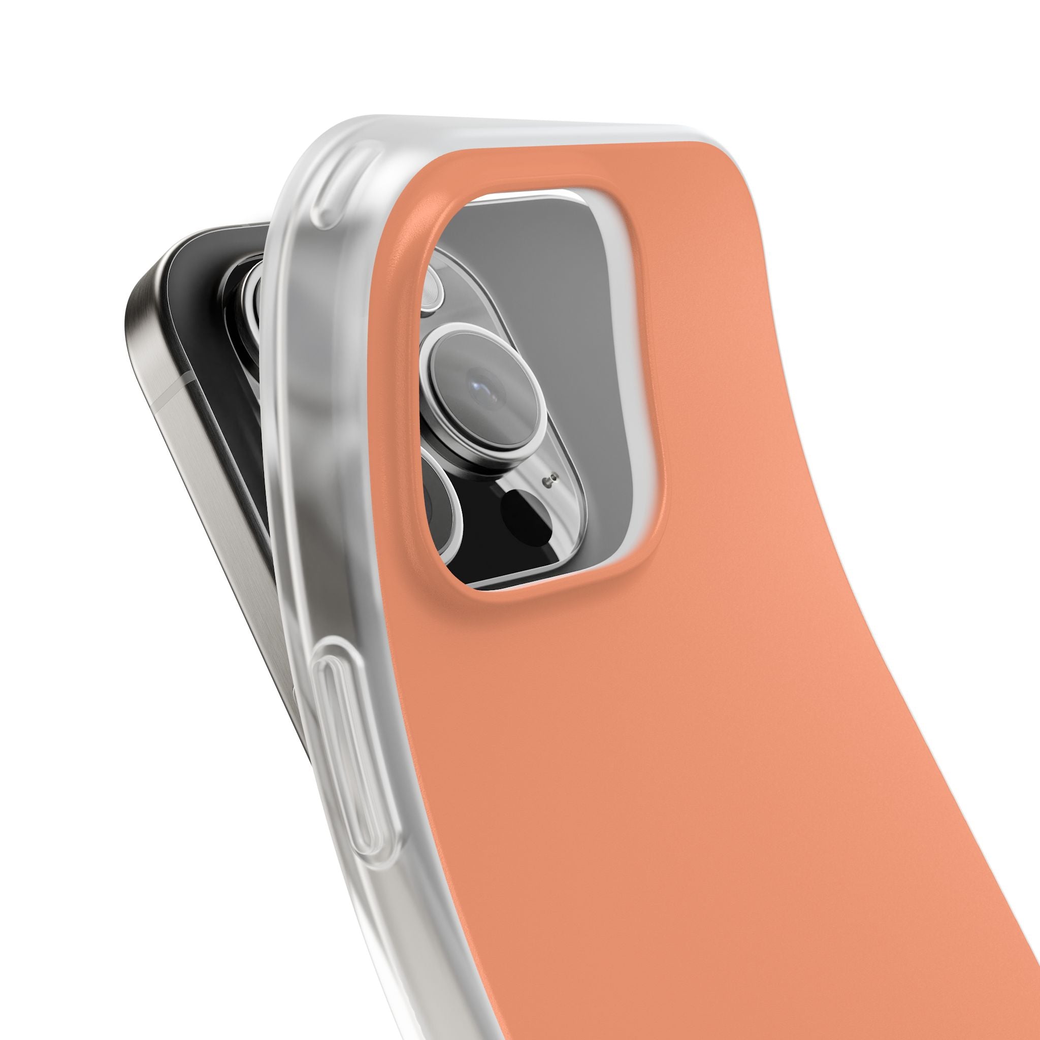 Light Salmon iPhone 16 - Flexi Phone Case