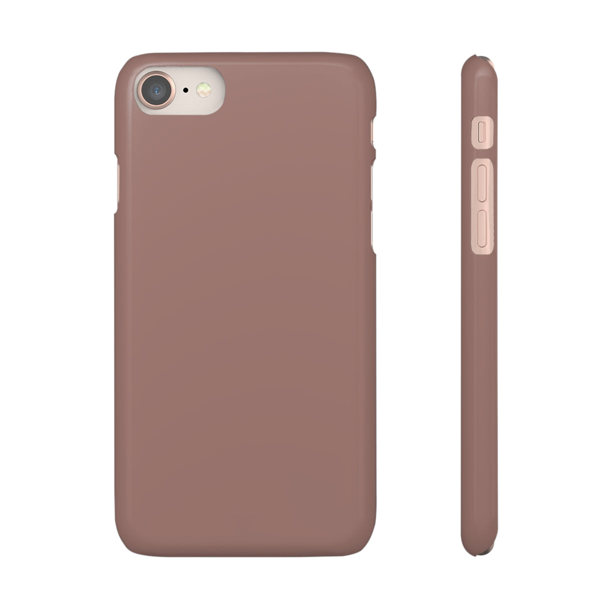 Burnished Brown iPhone Case (Slim) iPhone 8 Glossy Phone Case