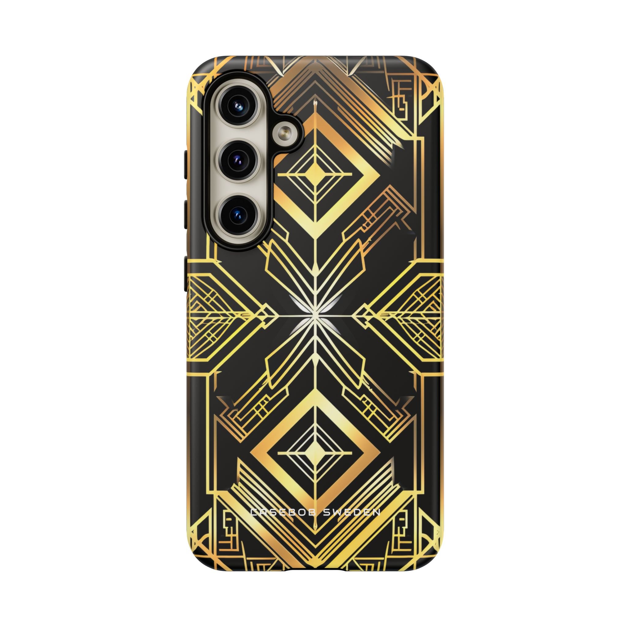 Golden Geometric Opulence Samsung S24 - Tough Phone Case