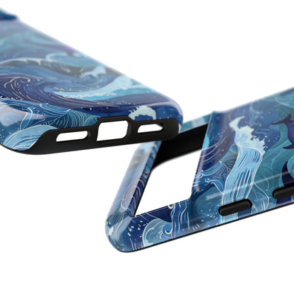 Dolphin Waves Google Pixel 8 Case - Tough