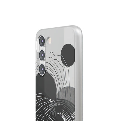 Monochrome Dynamics | Flexible Phone Case for Samsung Galaxy