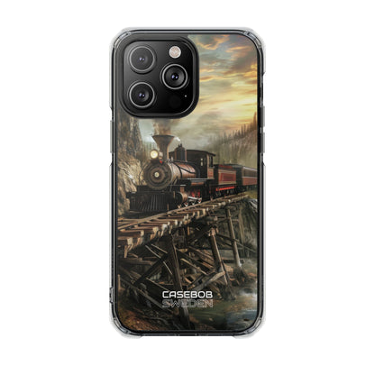 Steam Mountain Crossing iPhone 14 - Impact Clear+