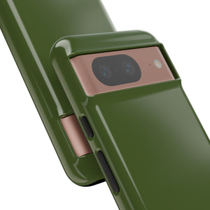 Dark Green Moss - Protective Phone Case