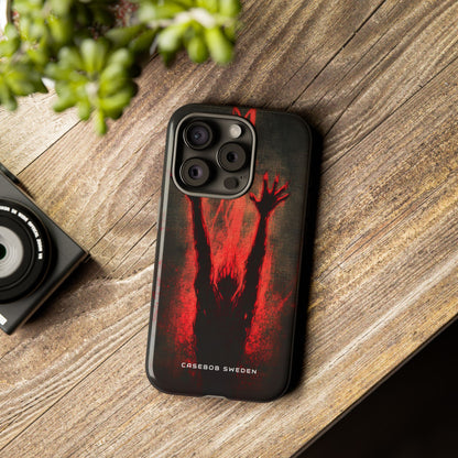 Gothic Crimson Ascension iPhone 15 - Tough Phone Case