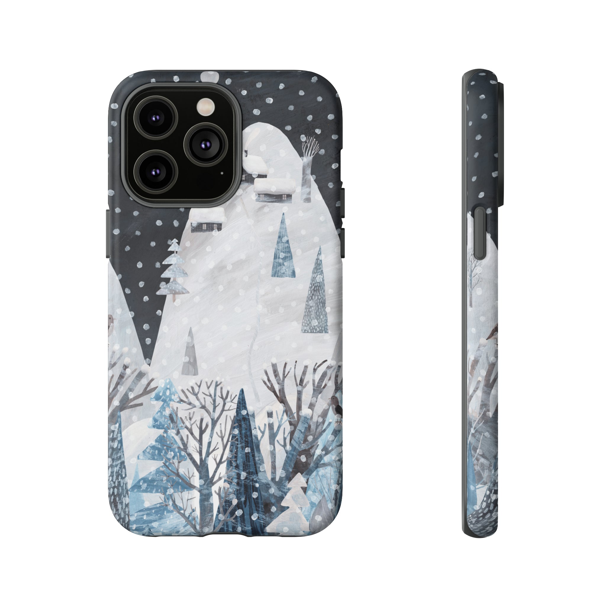 Cute Winter Landscape - Protective Phone Case