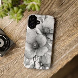 Botanical Elegance in Grayscale - for iPhone 16