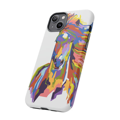 Horse Abstract Art iPhone Case (Protective) Phone Case