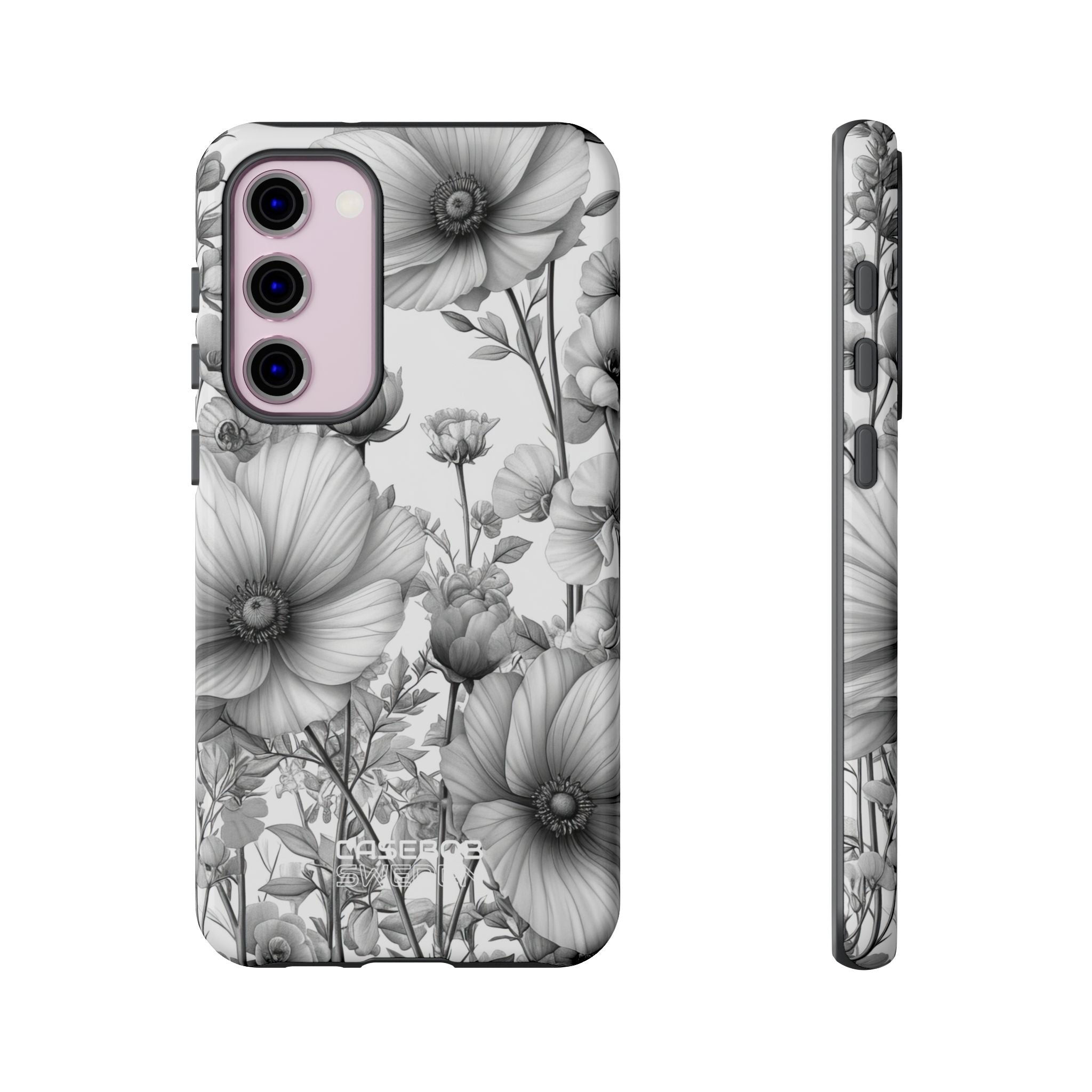 Vintage Floral Etching Samsung S23 - Tough