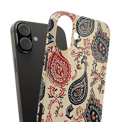 Vintage Paisley Elegance iPhone 16 - Slim Phone Case