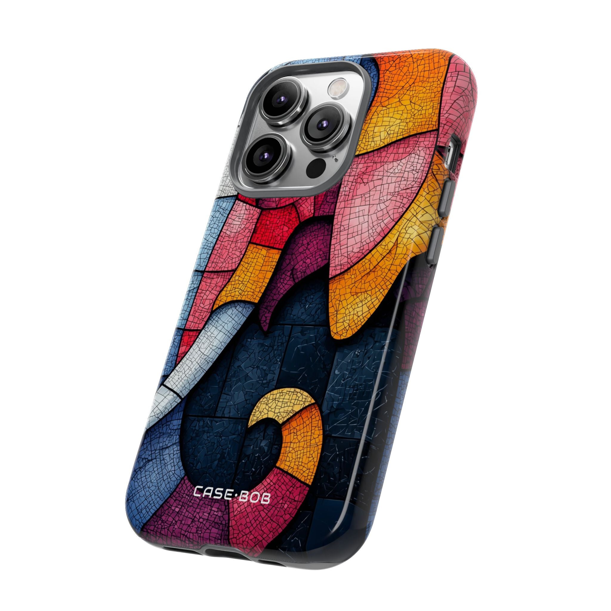 Elephant Mosaic iPhone 14 Pro Case - Tough