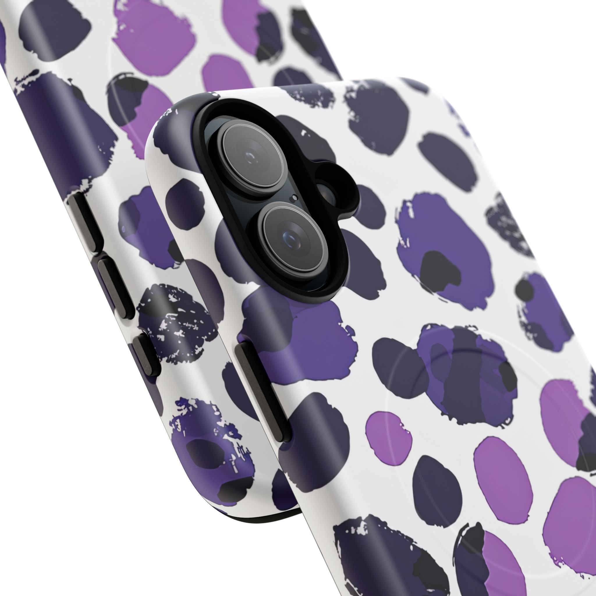 Purple Inkblots iPhone 16 | Tough+ Phone Case