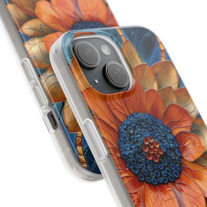 Mosaic Blossom Harmony iPhone 15 - Flexi Phone Case