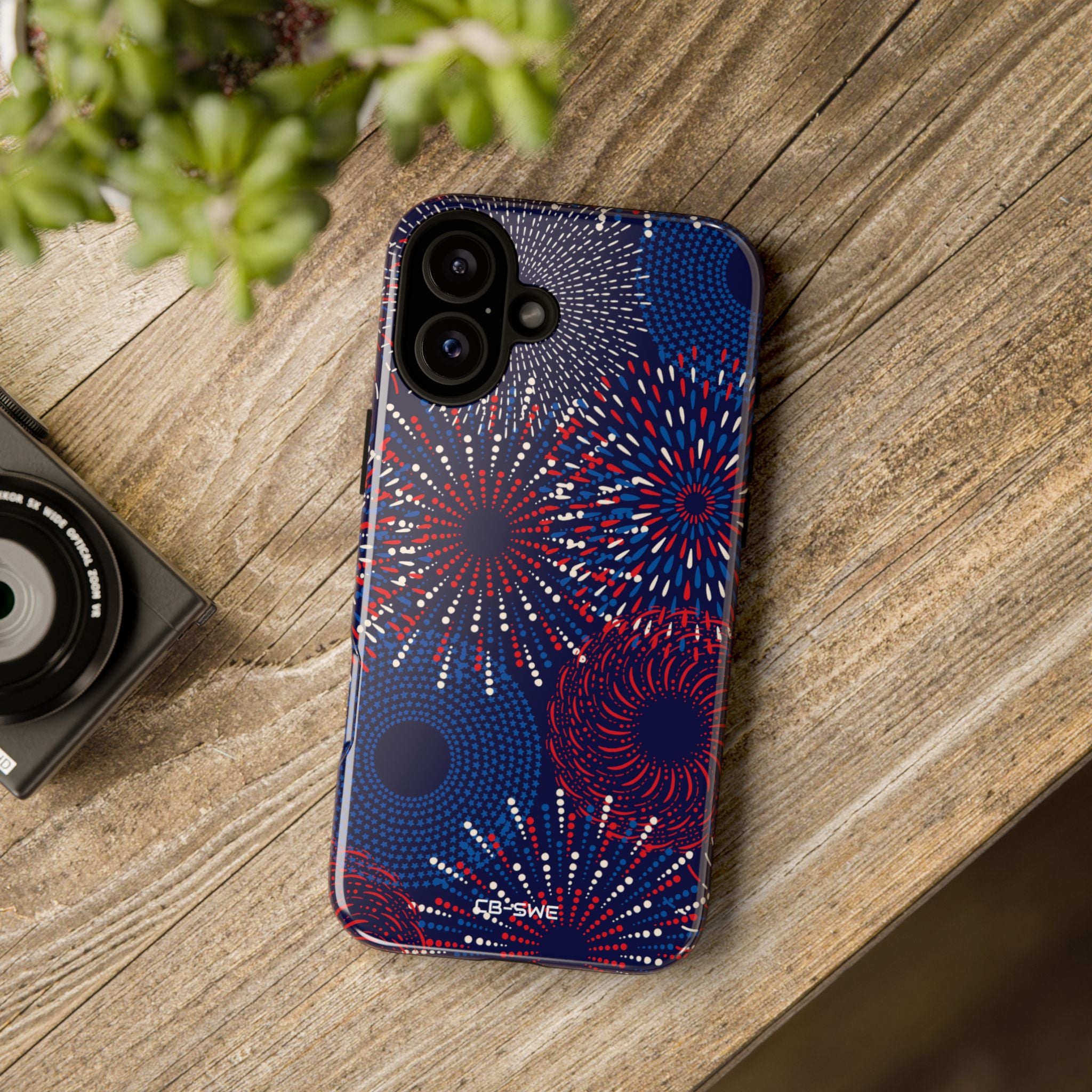 Fireworks Burst Bright - iPhone Case