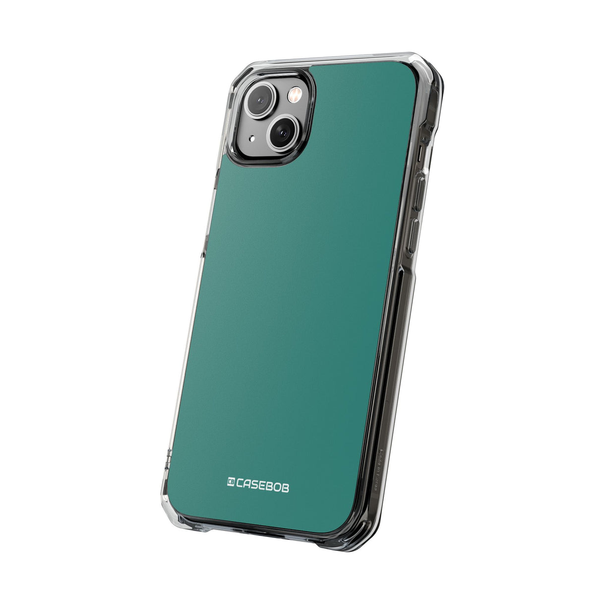 Seladongrün | Handyhülle für iPhone (Clear Impact Case – magnetisch) 