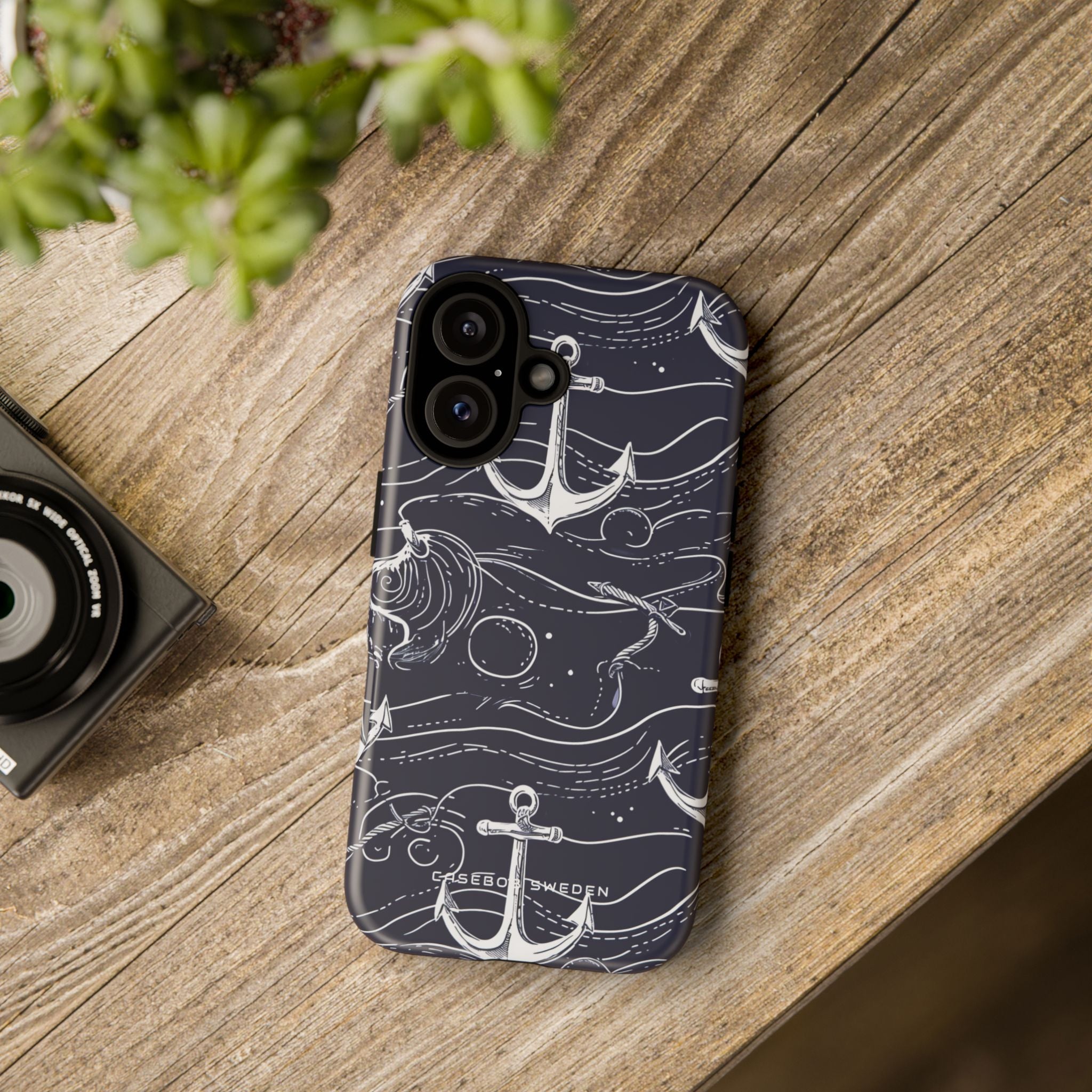 Gradient Anchorflow Waves iPhone 16 - Tough Phone Case