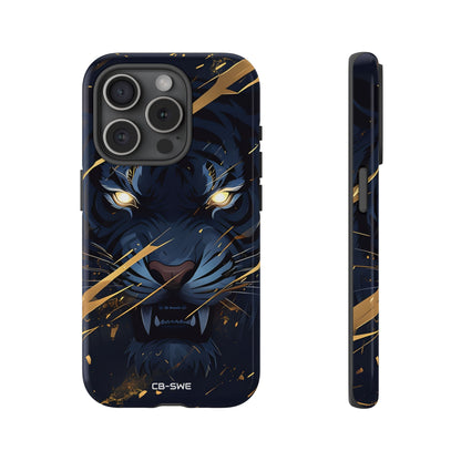 Tiger's Glowing Gaze - iPhone Case