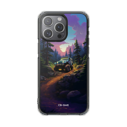 Sunset Forest Drive iPhone Case - Impact