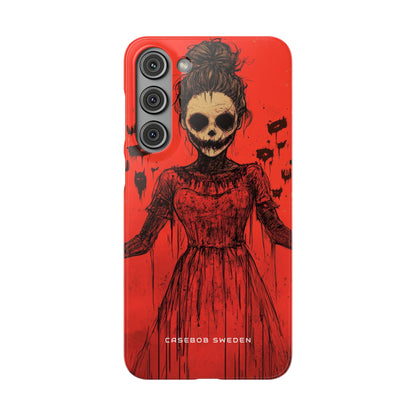 Haunting Scarlet Descent Samsung S23 - Slim Phone Case