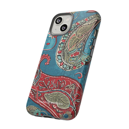 Vintage Paisley Elegance iPhone 14 - Tough Phone Case