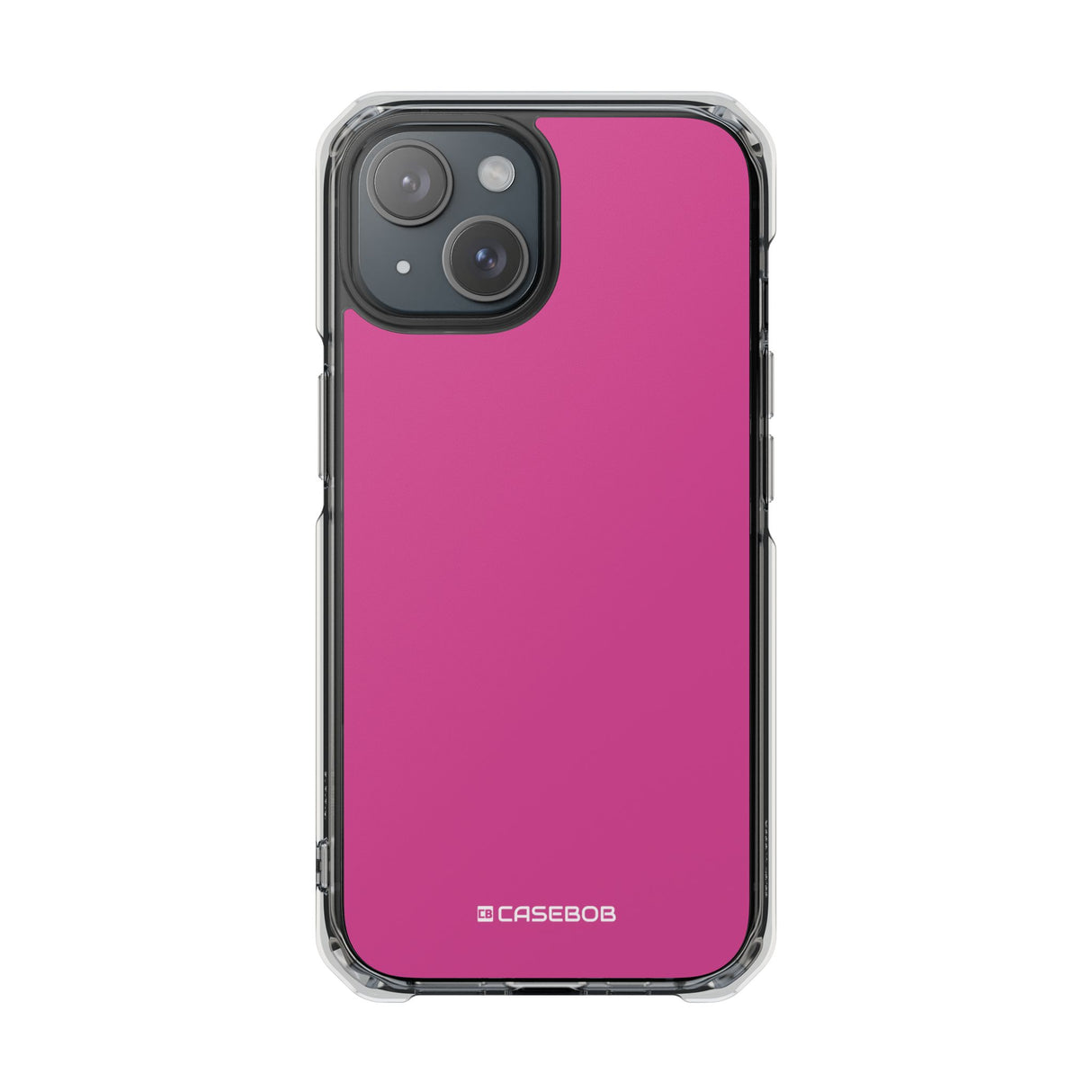 Pink Pantone | Handyhülle für iPhone (Clear Impact Case – magnetisch) 