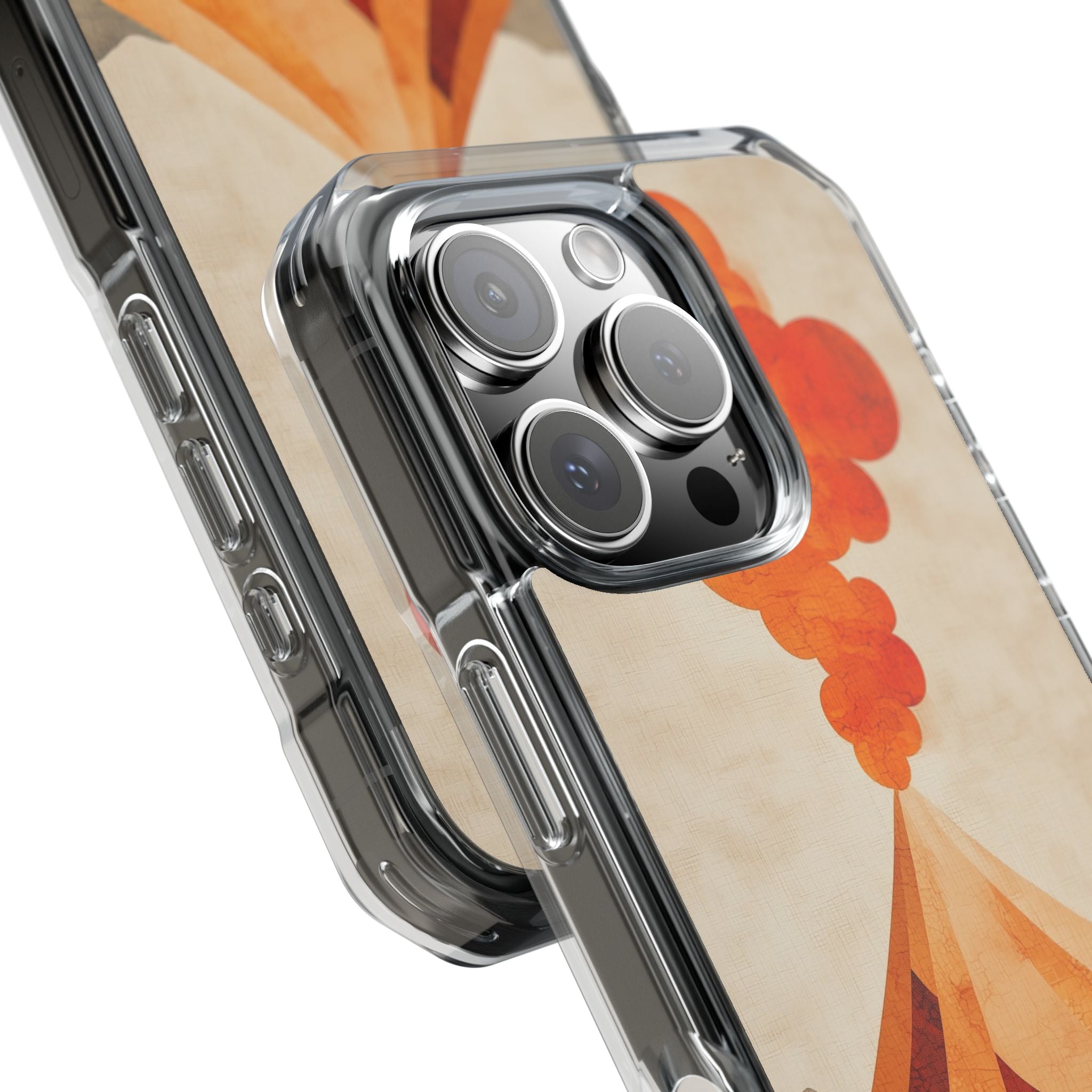 Erupting Heat Waves iPhone Case - Impact