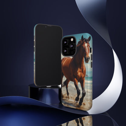 Blazing Horse iPhone 13 Pro Case - Tough