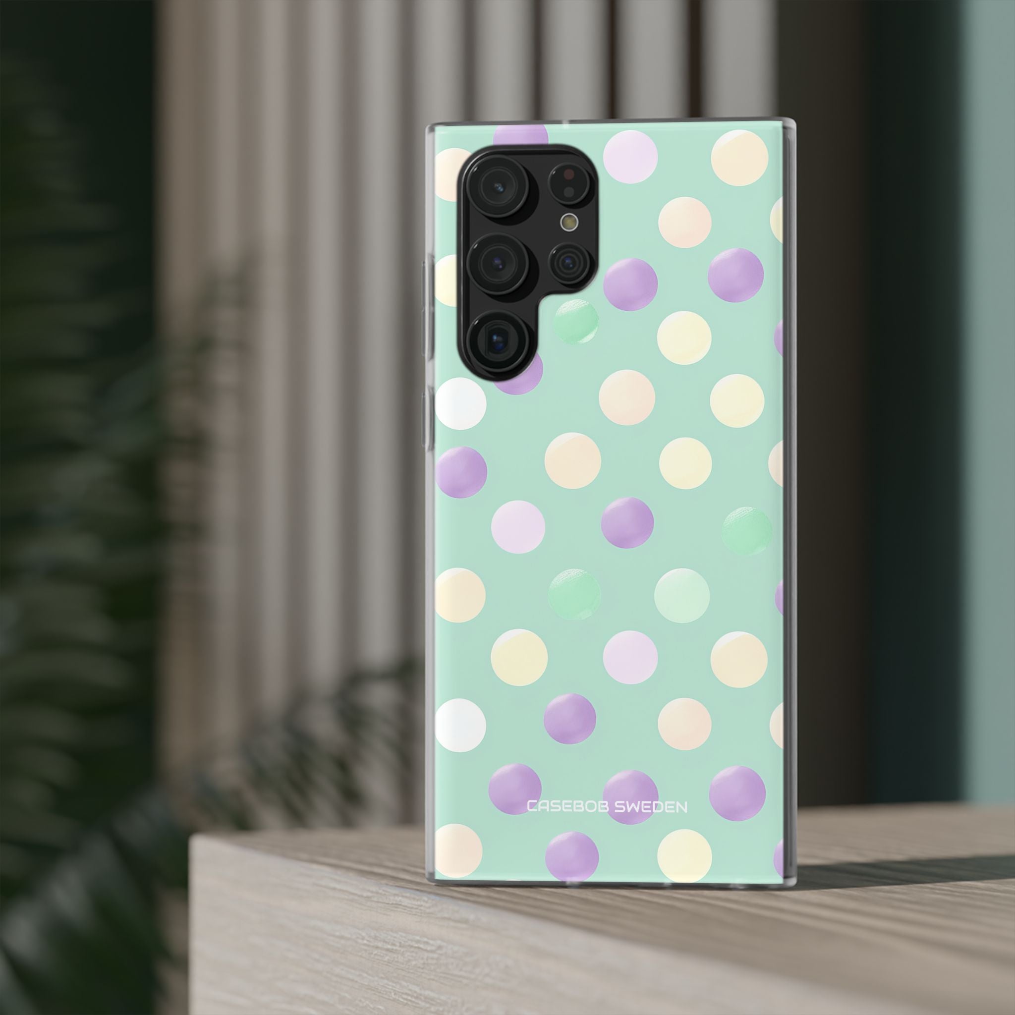 Pastel Polka Dots - Flexi Samsung S22 Phone Case