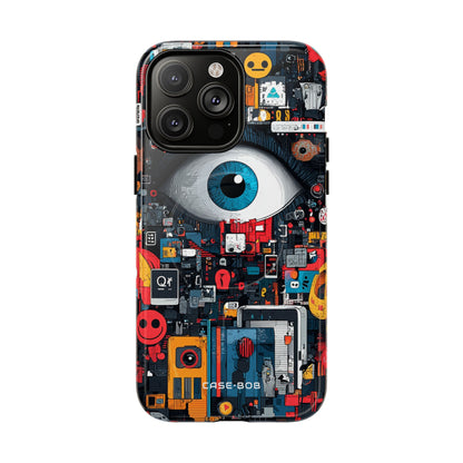 Digital Eye Blue iPhone 14 Pro Max Case - Tough+