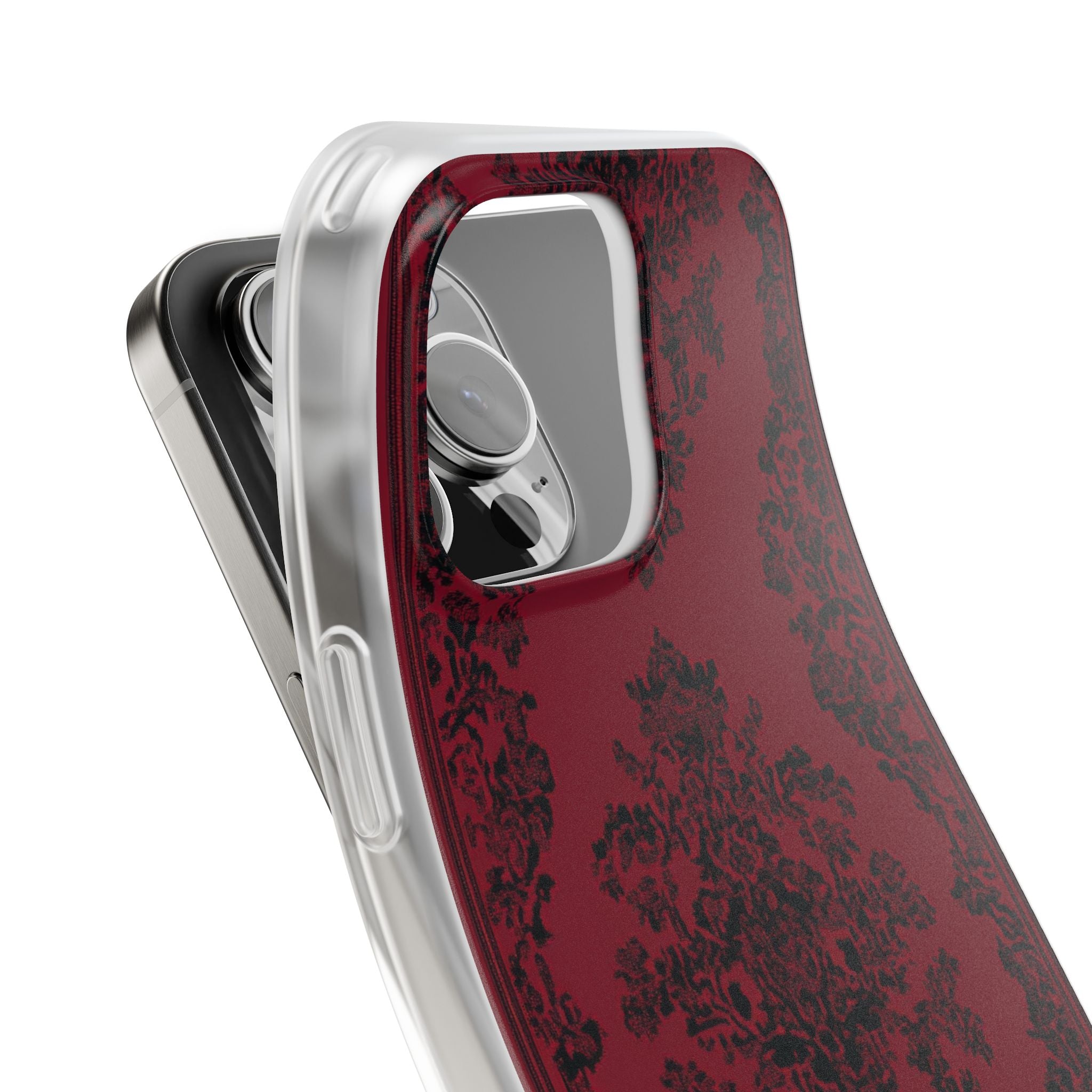 Gothic Crimson Elegance iPhone 16 - Flexi Phone Case