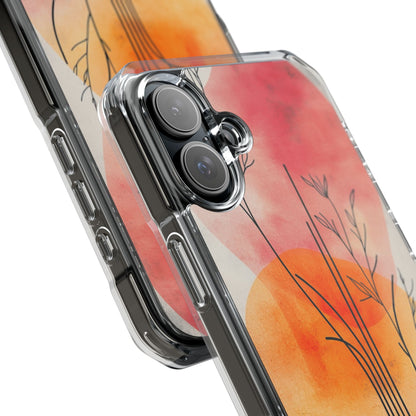 Curved Stem Sunset iPhone 16 Plus Case - Impact