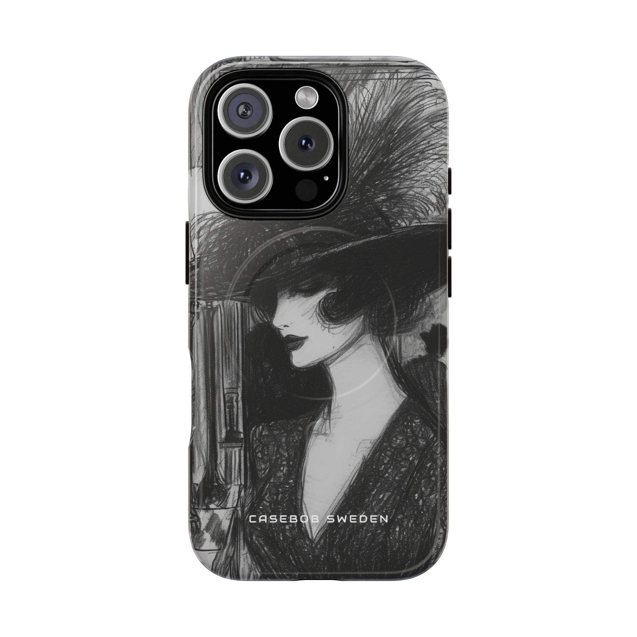 Timeless Elegance in Monochrome iPhone 16 | Tough+ Phone Case