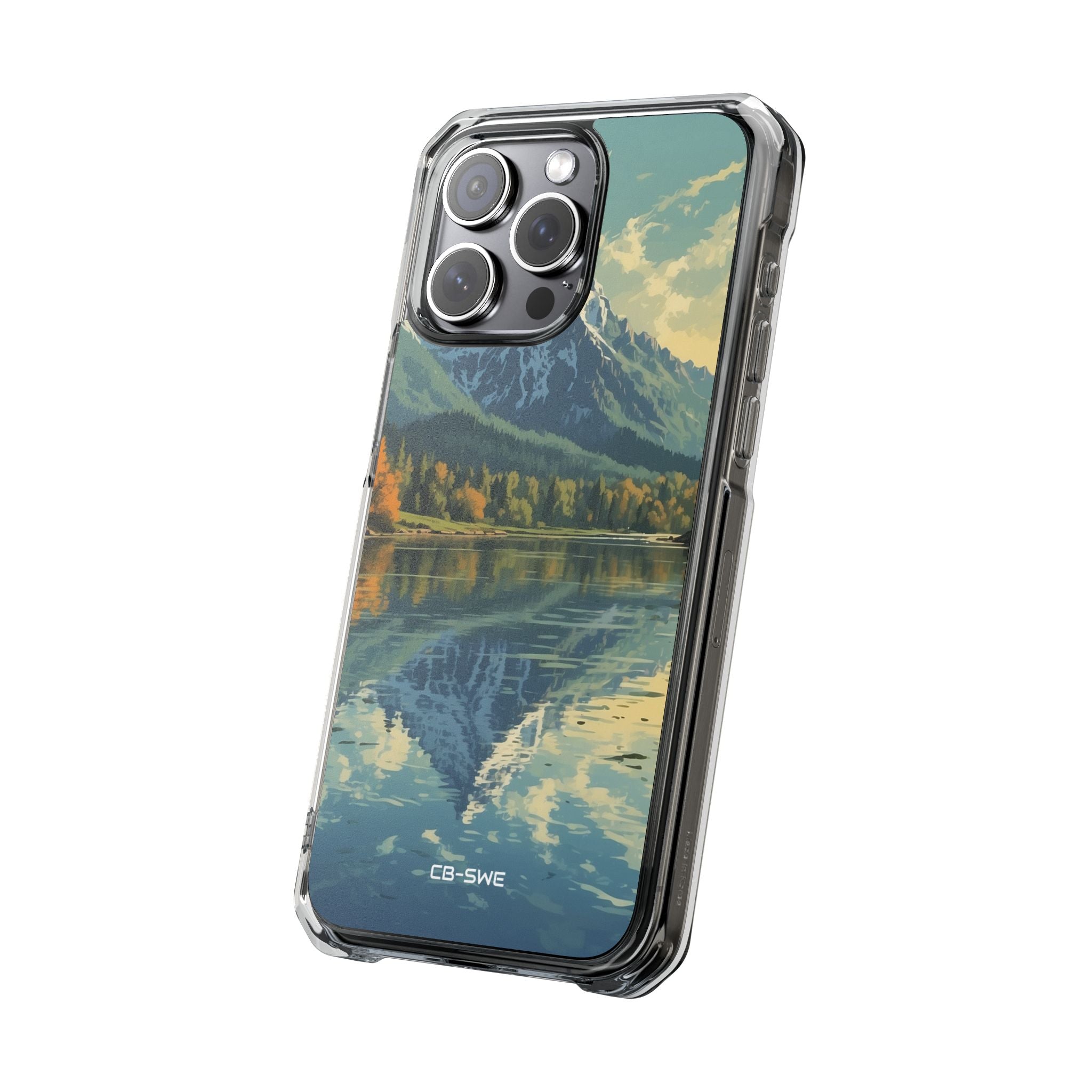 Mountain Reflects Calm iPhone Case - Impact