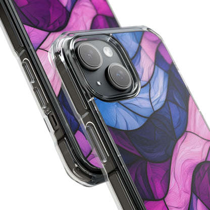 Wavy Violet Bands iPhone 15 Case - Impact