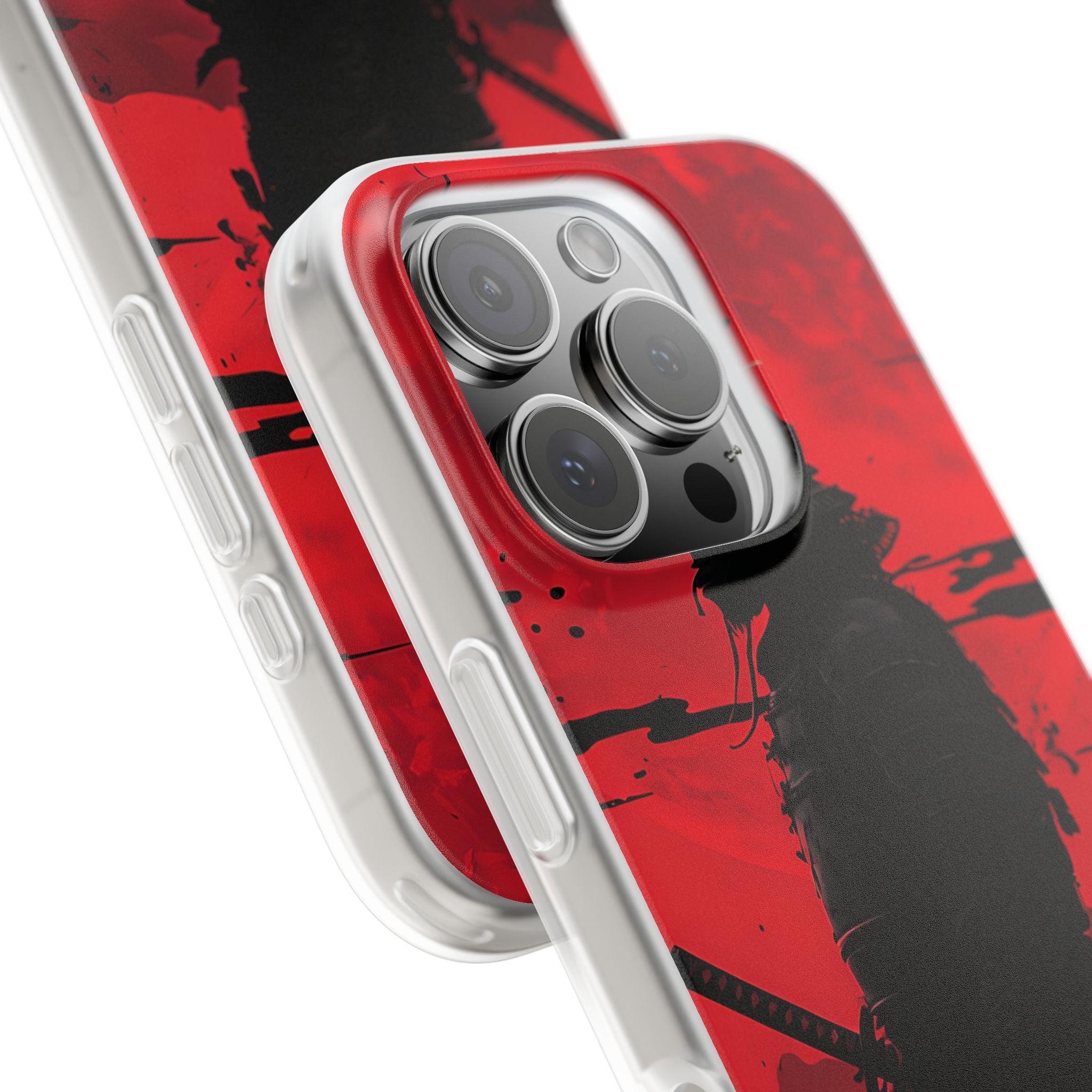 Crimson Samurai iPhone 16 Pro Case - Soft
