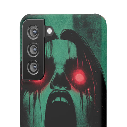 Haunting Glow of Gothic Eyes Samsung S21 - Slim Phone Case