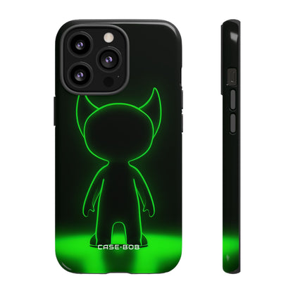 Neon Horned Glow iPhone 13 Pro Case - Tough