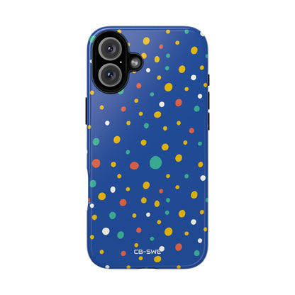 Colorful Dots Dance - iPhone Case
