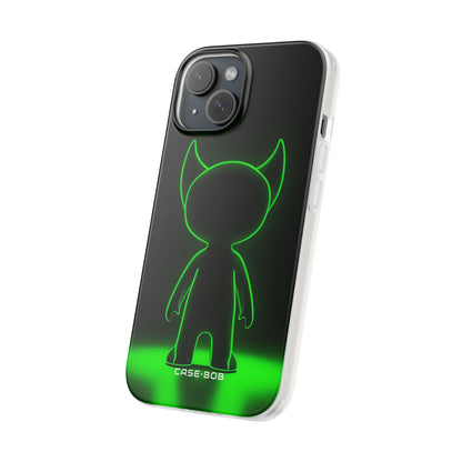 Neon Horned Glow iPhone 15 Case - Soft