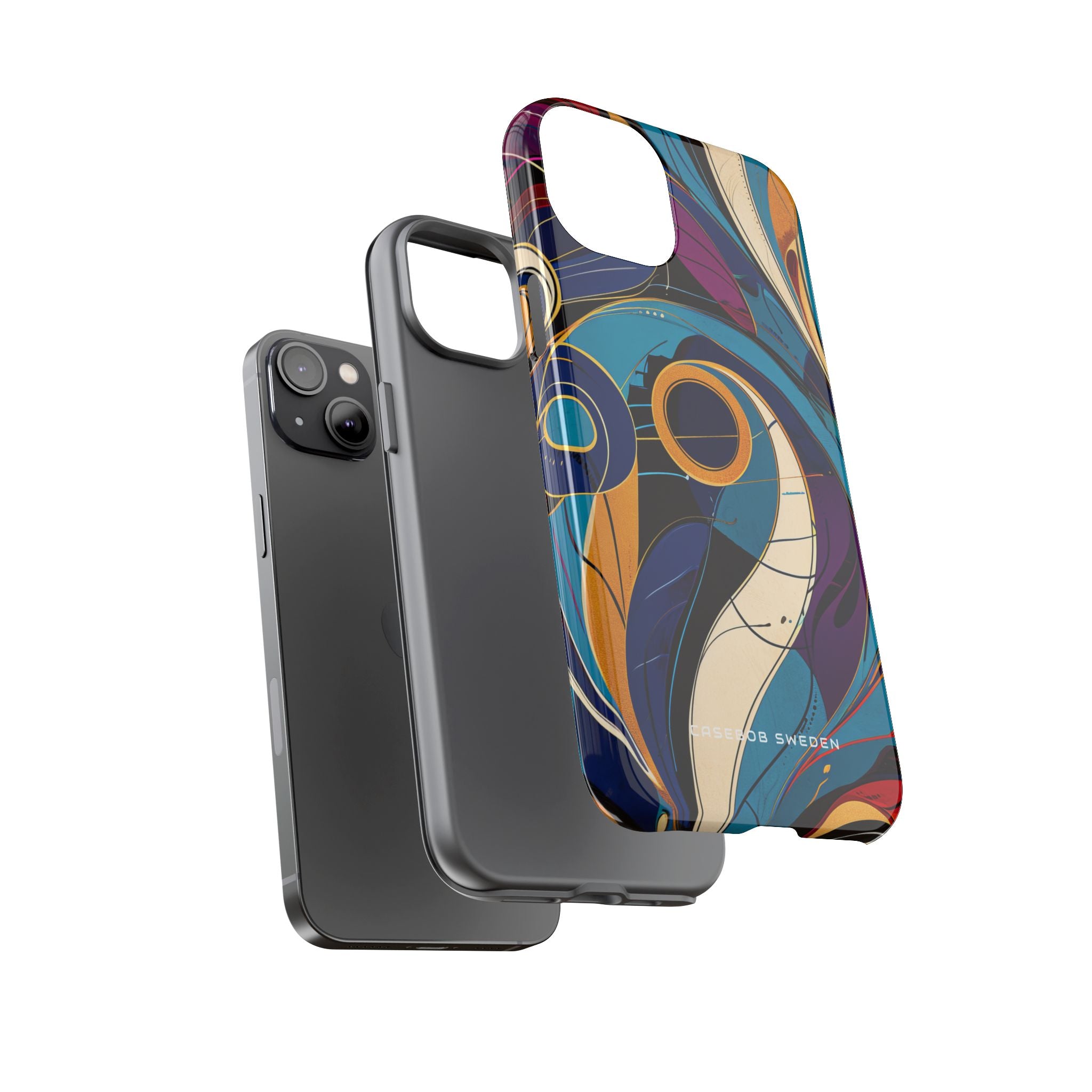 Vintage Vortex Harmony iPhone 14 - Tough Phone Case