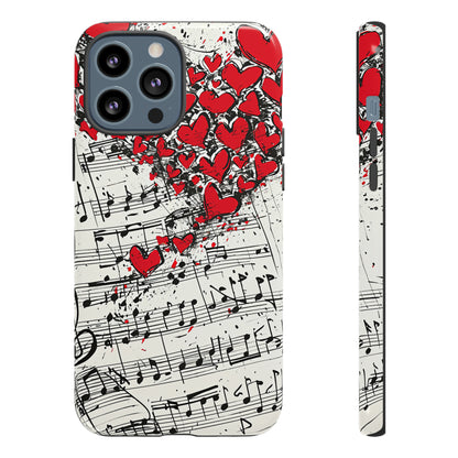 Lyric Harmony Serenade - Protective Phone Case