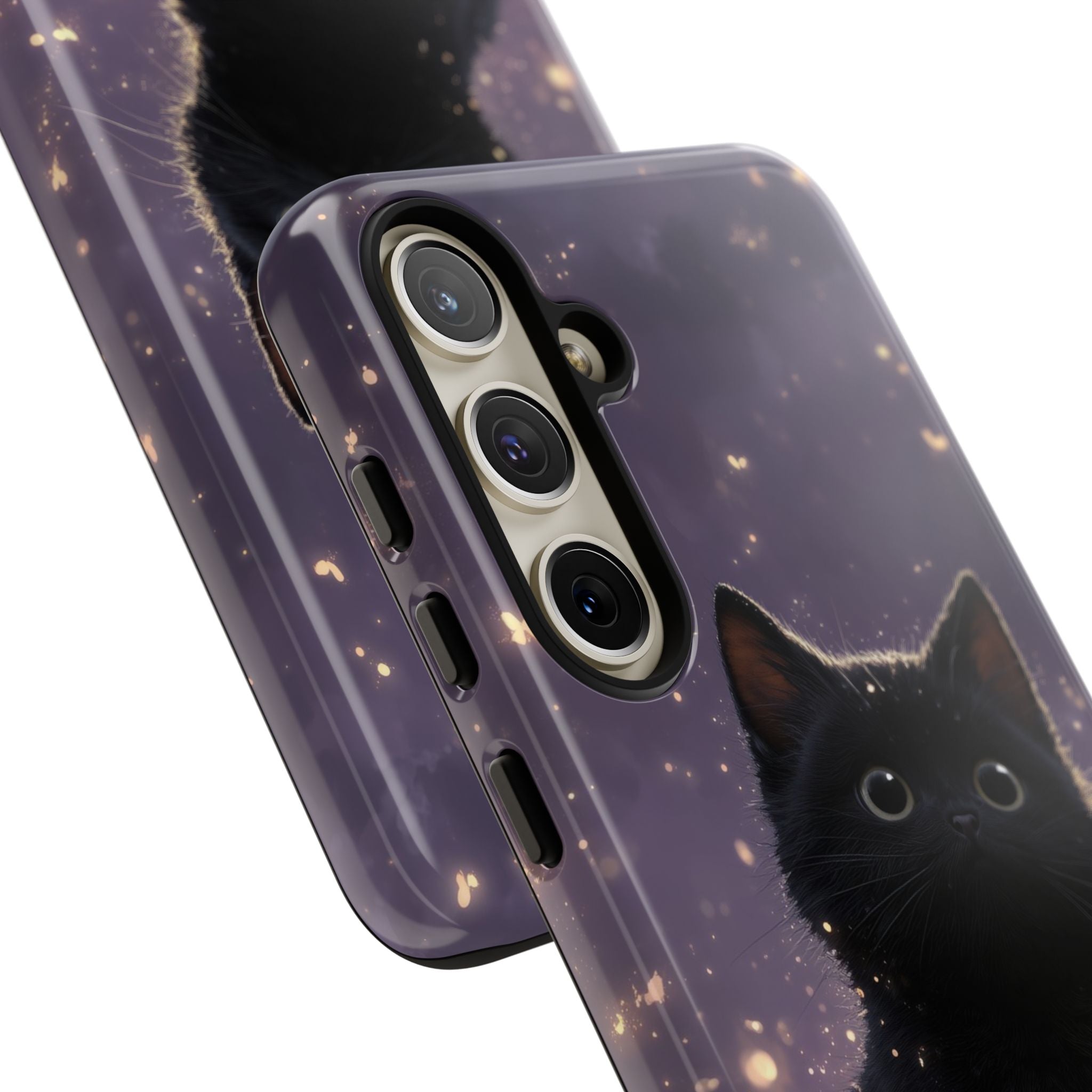 Whimsical Cat Soars - Samsung Case