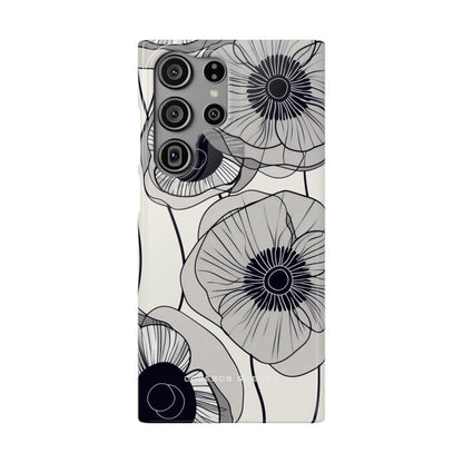 Modern Minimalist Flowers Samsung S23 - Slim Phone Case