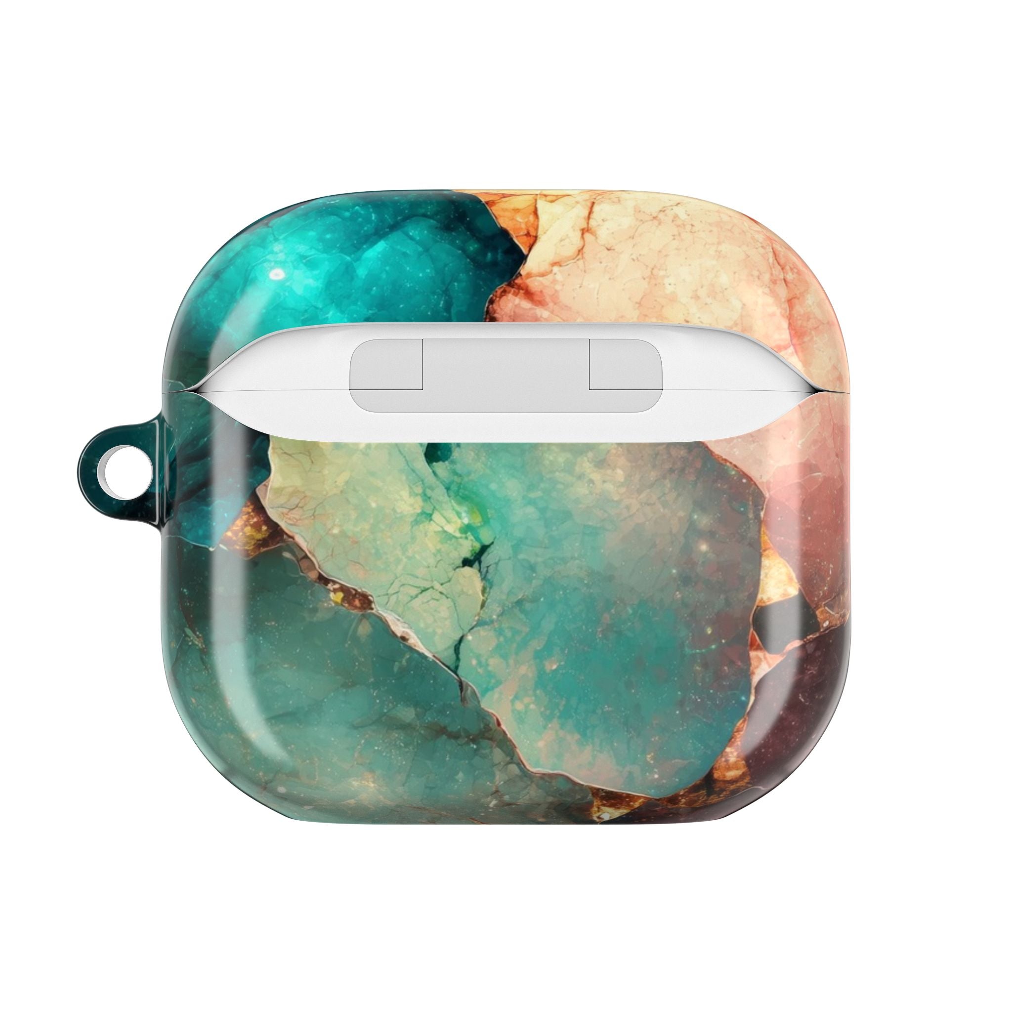Haljennut jalokivi turkoosi - AirPods Case