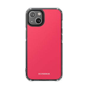 Neon Fuchsia | Phone Case for iPhone (Clear Impact Case - Magnetic)