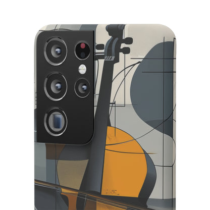 Cello Abstraction | Slim Phone Case for Samsung