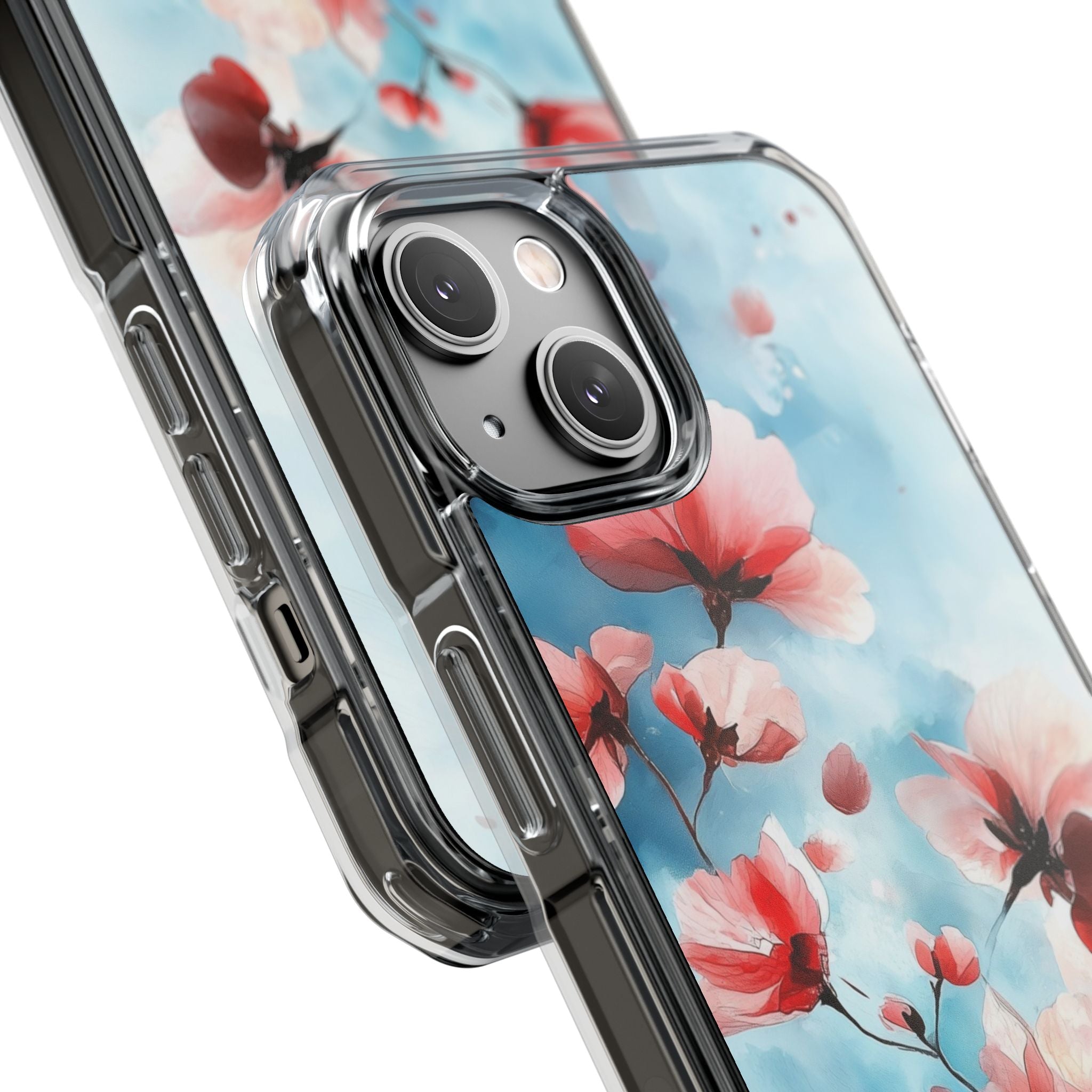 Pink Blossom Drift iPhone 14 Case - Impact