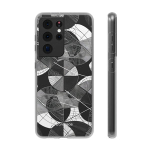 Geometrische Eleganz | Flexible Handyhülle für Samsung Galaxy