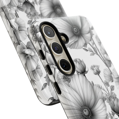Vintage Floral Etching Samsung S24 - Tough