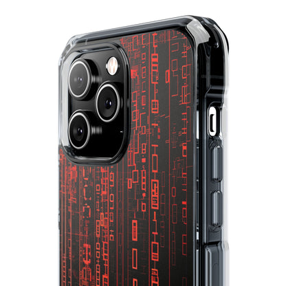 Neon Circuit Dreams iPhone 14 - Impact Clear+