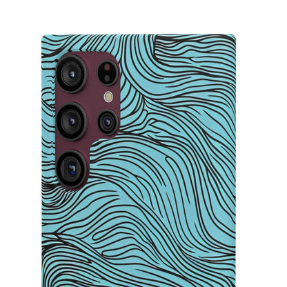 Wavy Serenity | Slim Phone Case for Samsung